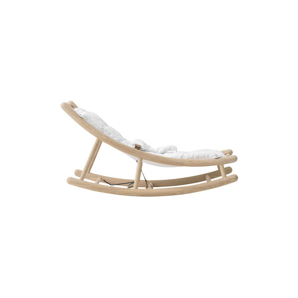 Wood Baby & Toddler Rocker, oak/white, Oliver Furniture