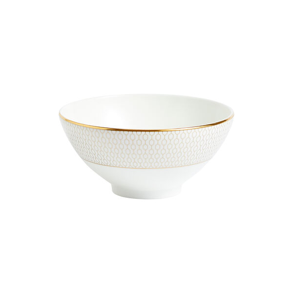 Gio Gold Rice Bowl, gold/white, Wedgwood