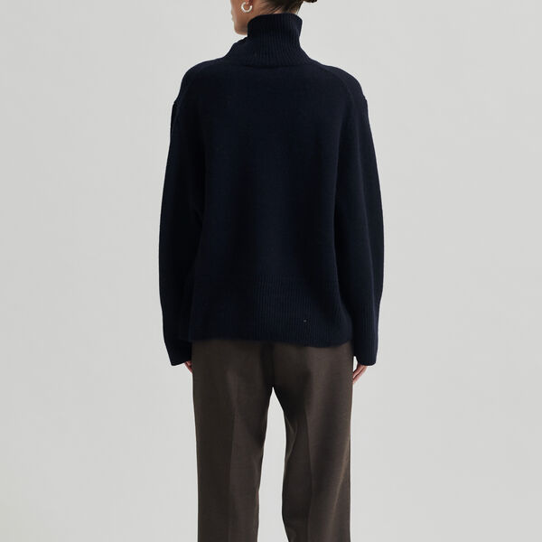 Alpha Knit T-Neck, night sky, Second Female