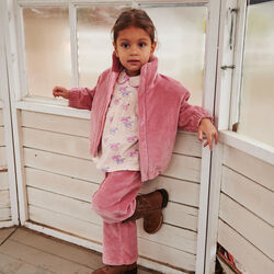 Unicorn Blouse w. Collar, unicorn comb., Copenhagen Colors Organics