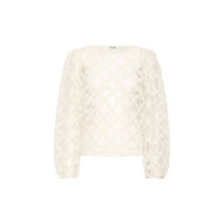 IHELKI Blouse, almond milk, ICHI