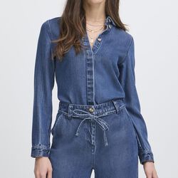 IR Risle Shirt, dark blue, Atelier R&ecirc;ve