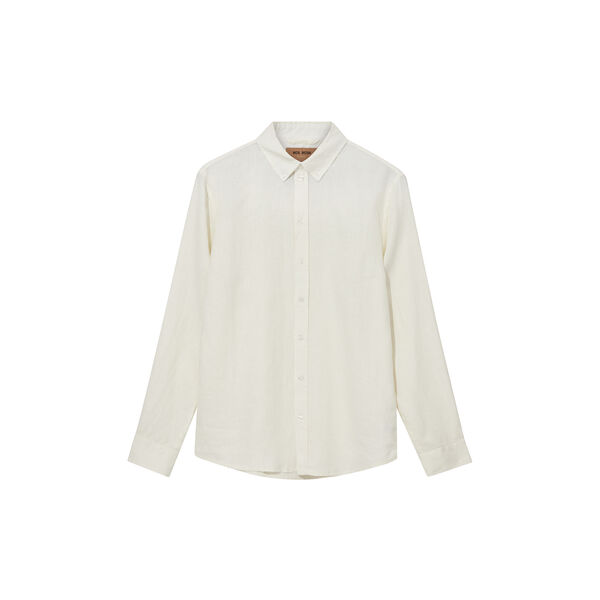 MMGTheo Linen Shirt, ecru, MOS MOSH Gallery