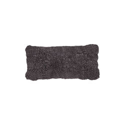 New Zealand Sheepskin Cushion, graphite, NATURES Collection