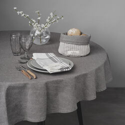 Tablecloth Round, earth, By Mogensen