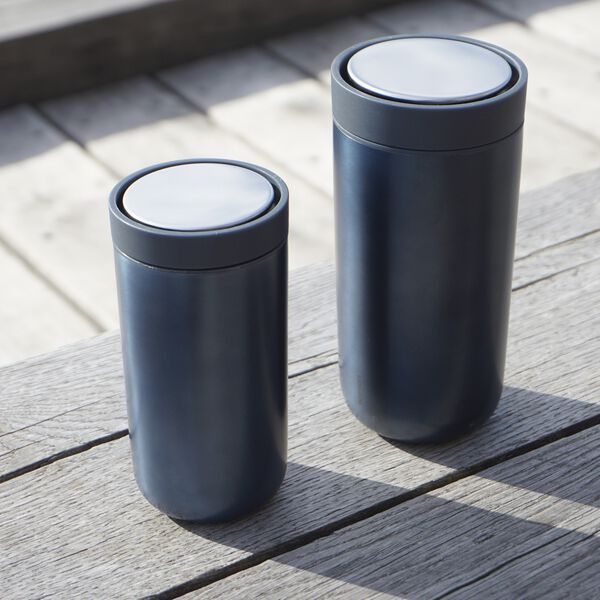 To Go Click Termo cup 0,2 L, dark blue metallic To Go Click Termo cup 0,2 L, dark blue metallic, Stelton