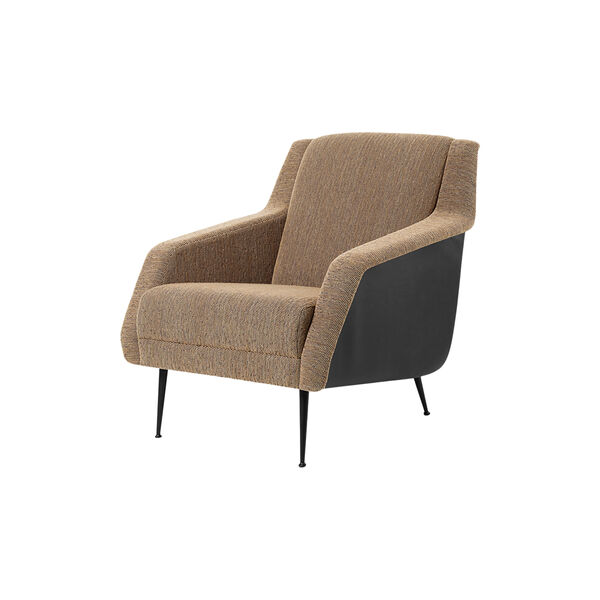 CDC. 1 Lounge Chair, Boucle 005/black matt CDC. 1 Lounge Chair, Boucle 005/black matt, GUBI