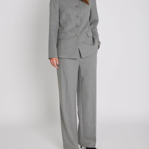 Peny Madelina pants, grey stripe Peny Madelina pants, grey stripe, PBO