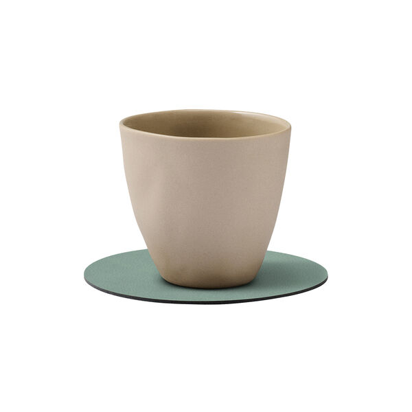 Nupo glass mat Circle, pastel green, LIND DNA