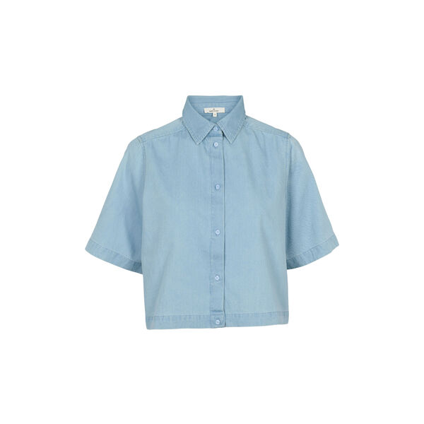 Cody SS Shirt, light wash, Basic Apparel