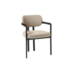 Adrien Arm Chair, boucl&eacute; beige, Westwing Collection