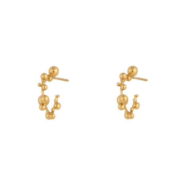 ORB CHRONICLES HOOP EARRINGS, gold plated, House of Vincent