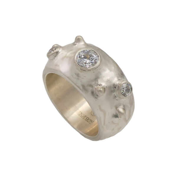 Moon Ring, silver Moon Ring, silver, Stone Copenhagen