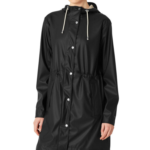 Long Parka Rain Jacket, black beauty, Ilse Jacobsen Hornbæk