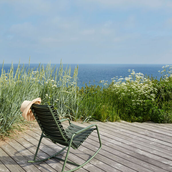 ReCLIPS Rocking Chair, olive green, HOUE