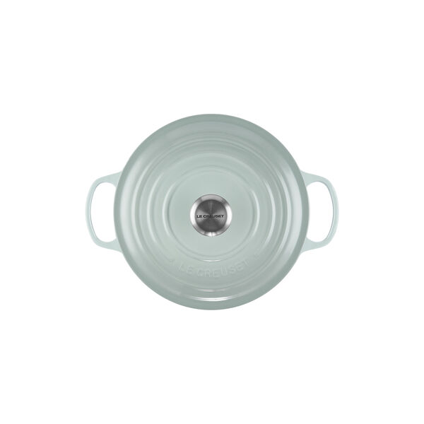 Signature round cast iron pot &Oslash; 26 cm, sea salt, Le Creuset