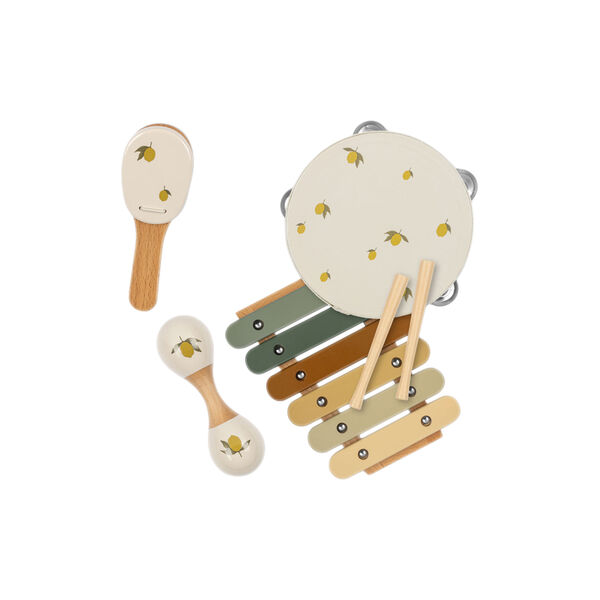 Music Set Glossy, lemon Music Set Glossy, lemon, Konges Sløjd