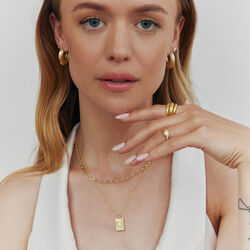 Belis earrings, gold plated, Pure by Nat