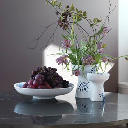 Blue Fluted Mega Open Vase 15 cm, Royal Copenhagen