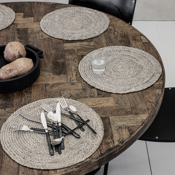 HDCircle Placemat 4 pcs, light grey, House Doctor