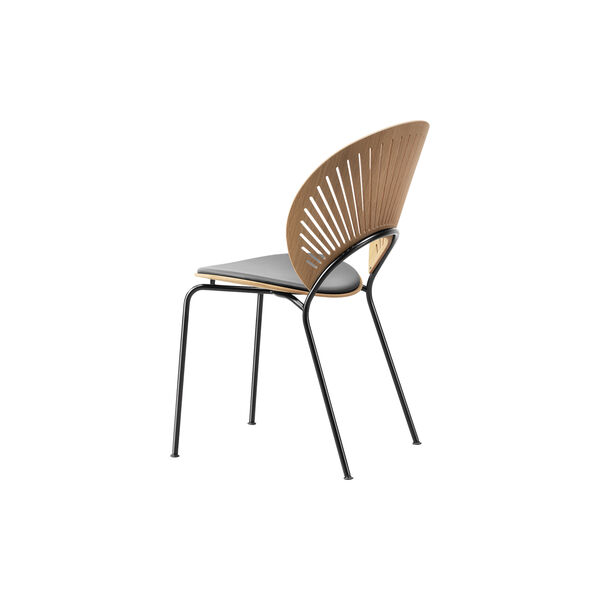 3396 Trinidad Chair with Seat Upholstery, oiled oak/black/black, Fredericia Furniture
