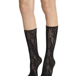 Infinite Rose Net Socks, black, Wolford