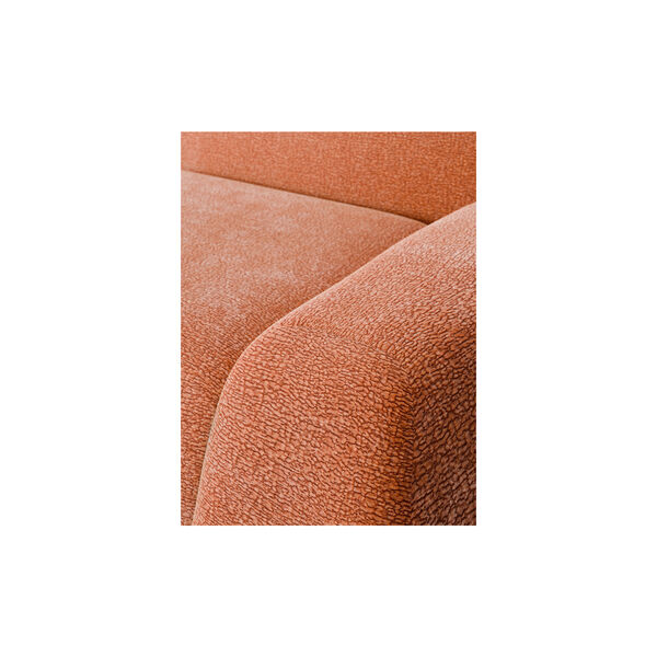 Wolke 4-seater Modular Sofa, velvety woven terracotta, Westwing Collection