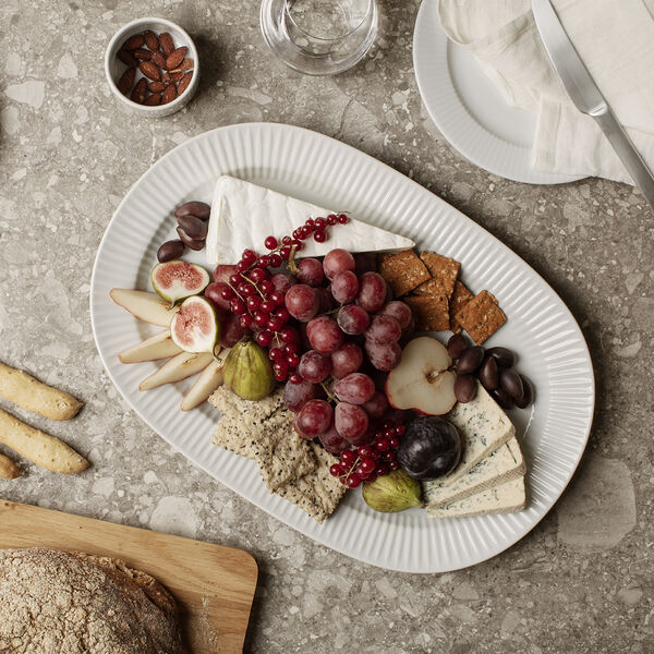 Legio Nova Oval Serving Dish 42 cm, white, Eva Trio