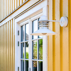 Nyhavn Outdoor Wall Lamps, white, Louis Poulsen