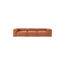 Lennon Modular 4-Seater Sofa, woven terracotta, Westwing Collection