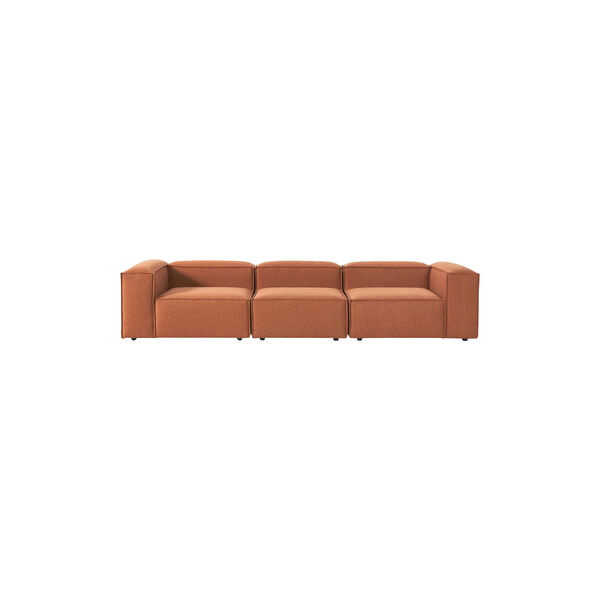 Lennon Modular 4-Seater Sofa, woven terracotta, Westwing Collection