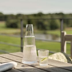 Pilastro Carafe with Glass, Stelton