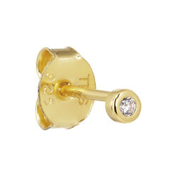 Comet Stud, gold plated, The Earring Shop