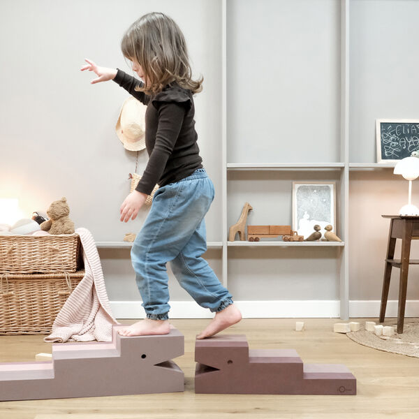 Crocodile M, vintage rose, bObles