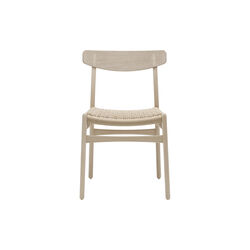 CH23 Dining Chair, soap treated oak/natural, Carl Hansen & S&oslash;n