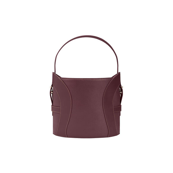 Deborah Hobo Bag M, port red, Aigner