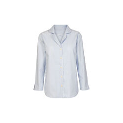 Fiona Pyjamas Shirt, pinstriped blue, Geismars Væverier