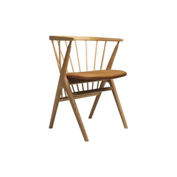 Sibast No 8 Dining Chair, oiled oak/cognac, Sibast Furniture