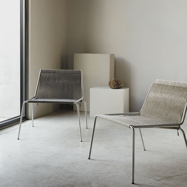 Noel Lounge Chair, black/nature, Thorup Copenhagen