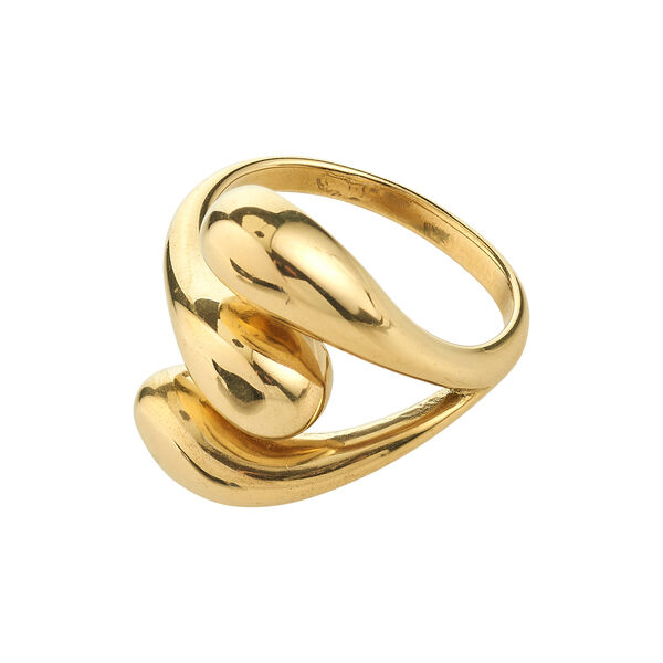 JENNINGS ring, gold plated, Pilgrim
