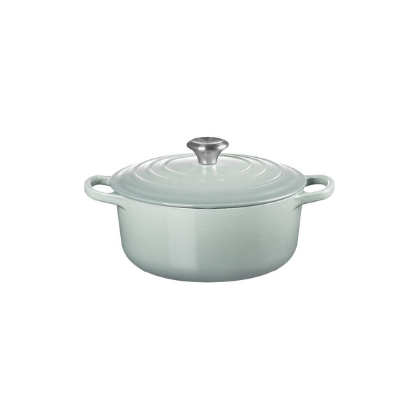 Signature round cast iron pot &Oslash; 20 cm, sea salt, Le Creuset