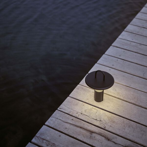 Pier portable LED lamp, black, Stelton