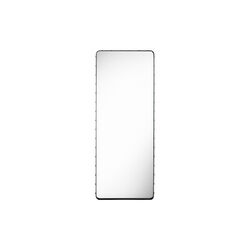 Adnet Rectangular Wall Mirror, black, GUBI