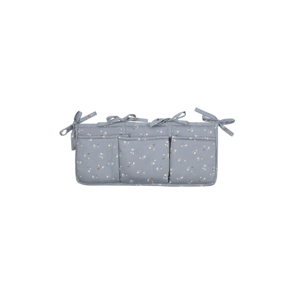 STARS Bed Pocket, jasmin blue/balsam cream/walnut, Müsli by Green Cotton