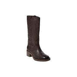 JOLENESW LEATHER BOOT, dark brown, Sofie Schnoor