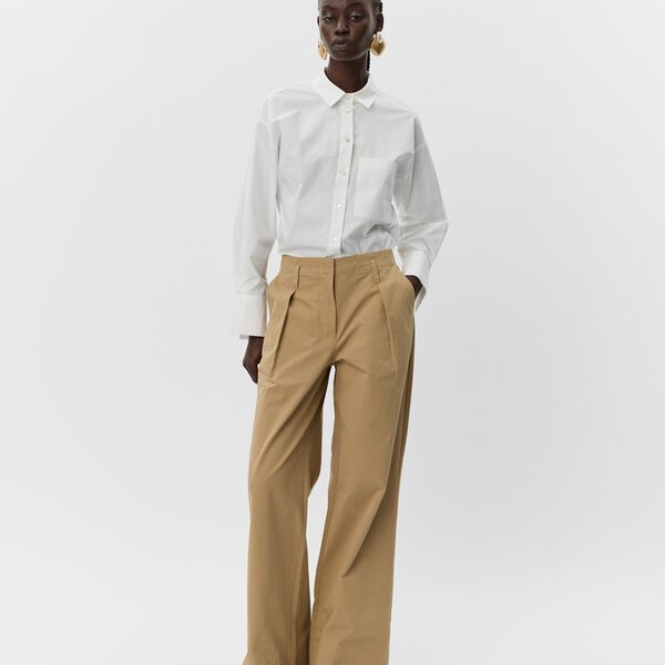 AthenaSW Trousers, light beige, Sofie Schnoor