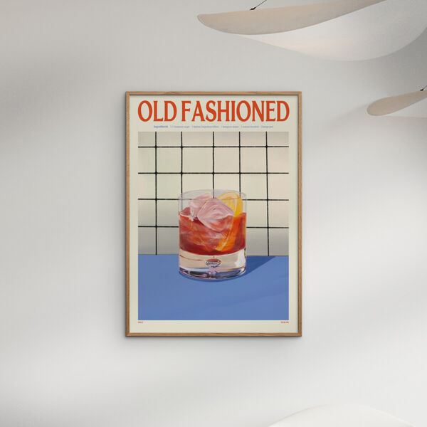 PSTR Studio x Elin PK - Old Fashioned, Poster & Frame