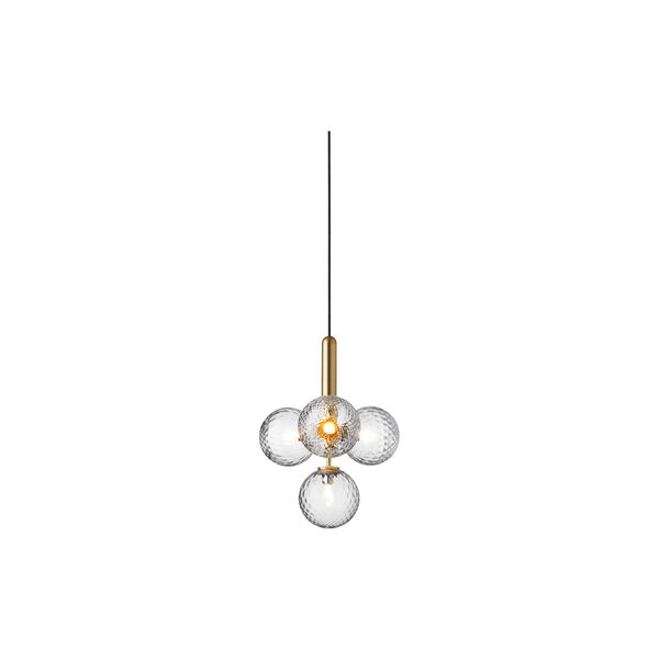 Miira 4 Pendant, brass/optic clear Miira 4 Pendant, brass/optic clear, Nuura