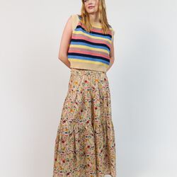 SunsetLL Maxi Skirt, flower print, Lollys Laundry