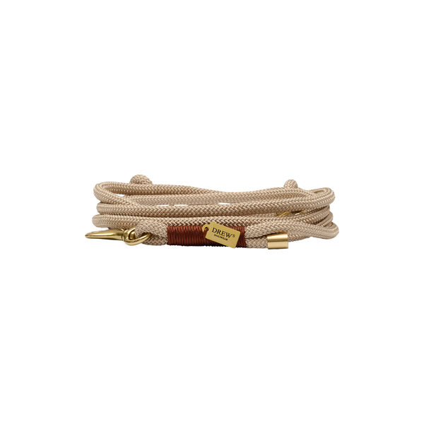 Adjustable and soft line standard, chailatte, Drew's Dogwear